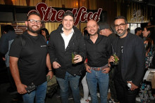 Harry Gallego, Óscar Bayona, Jhon Jairo Martínez y Paulo Tamayo.