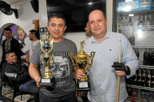 James Montes y Mauricio Avendaño, ganadores del primer lugar.