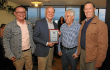 Ángel María Ocampo Cardona, Albeiro Valencia Llano y Fabio Vélez Correa.