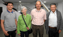 Daniel Montoya, Elvira Escobar Gutiérrez, Jaime Alberto Galeano y Oscar Ramírez Betancur.