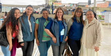 Natalia López, Naydú Cañón, Marisol Buitrago, Doris Hincapié, María del Socorro Vargas y hermana Gloria Rolón.