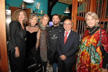 Fotos | Argemiro Idárraga | LA PATRIA Organizadores de la cena: Sandra Vandenenden, Lilina Villegas, Matilde Cuartas, Jorge Jiménez, Carlos Mazeneth y Margarita Gómez