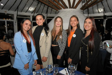 Manuela Moreno Ceballos, Manuela Carmona Orozco, Valeria Duque, Daniela Osorio y Daniela Suarez Cardona.