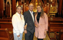 Clemencia Chica, Alberto Salazar y Magally Velásquez.