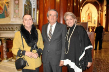 Olga Rivas de Echeverri, Óscar Jaramillo Botero y Margarita María Gómez de Jaramillo.