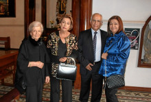 Fotos | Luis Trejos | LA PATRIA Graciela Echeverry de Restrepo, Ligia Mejía, Germán Albeiro Castaño y Martha Cecilia Franco.