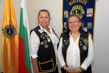 Martha Ligia Reinosa Rodriguez (presidenta entrante) y Martha Lucia Echeverri Ladino (presidenta saliente).