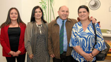 Elsa Liliana Álvarez, María Teresa Isaza, Juan Bernardo Leguizamón y Gloria Inés Ospina.