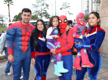 Gustavo García, Lorena Gil, Luciana Gil, Alexánder Gil, Maximiliano García y Leidy López.