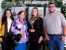 Alexandra Abril, gerente de Abril Seguros; Leda Rondón de la Vega, gerente JVM; Sonia Clarent Suárez, CEO ABBI Colombia; y José Daniel Villa.