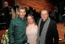 Sigifredo Giraldo, Ángela Correa y Alexánder Sánchez.