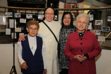 Alicia Rincón, Hermana Gloria del Carmen Torres Bustamante, Julieta Henao Muñoz y María Ruby Castro Rincón.