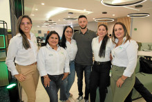 Diana Marcela Gaviria, Lyda Yaneth González, Milena Osorio, Mario Alejandro López, Leidy Johana Taborda y Claudia Jiménez.