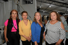 Ana Cristina Suárez, Esneda Aristizábal, Claudia Lorena Ceballos y Luz Edith Ceballos.