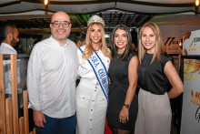 Mauricio Villa Sánchez, Alejandra Osorio (Señora Colombia 2023 - 2024), Carolina Alzate Trujillo y Ana María Sepúlveda Suárez.