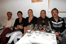 Pedro José González, Liliana López Rivera, Claudia Patricia Alzate, Amparo Alzate y Roberto Echevery.