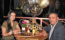 Laura Cristina Loaiza Gallego se encontró con Ómar David Loaiza para celebrar su cumpleaños.