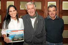 Carolina Salazar, Ramiro Henao y José Ignacio Londoño.