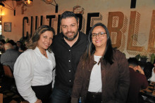 Ana Milena Osorio, Alejandro Botero y Luisa Mosquera.