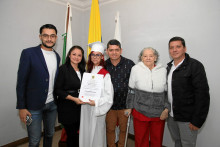 Felipe Muñoz, Paula Muñoz, Sofía Duque, Juan David Duque, Ruby Alzate y Juan Andrés Duque.