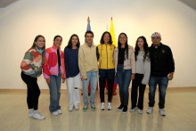 Manuela Mejía, Mariana López, Isabella Franco, Sebastián Escobar, Stefanía Gómez Hurtado, Camila Yepes, Paulina Padilla y Heriberto Franco.