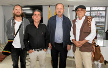 Gilsan Quintero, Álvaro Salazar, Gonzalo Duque y Gildardo Pérez.