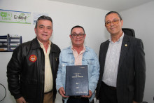 Rubén Darío Orozco, Luis Fernando Sánchez y Ángel María Ocampo Cardona.