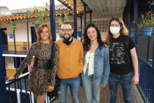 Melissa Celín, Stiven Jiménez, Manuela Marín y Santiago Cabrera.