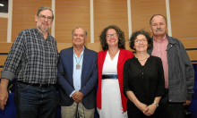 Álvaro Gartner, Albeiro Valencia Llano, Alba Lucía Hurtado, Claudia Torres y Gonzalo Duque Escobar.