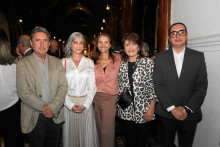 Juan Carlos Marulanda, Juliana Londoño, Nancy Sánchez, Mónica Giraldo y Juan Sebastián Gómez.