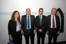 Ana Isabel Pinilla, Jairo Ernesto Escobar, Juan Jacobo Calderón y Aurelio Calderón.