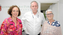 Claudia Beatriz González, Luis Fernando Escobar y Adriana Garrido.