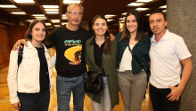 Camila Villegas, Alberto Jaramillo, Andrea Hernández, Daniela Duque y Alejandro García.