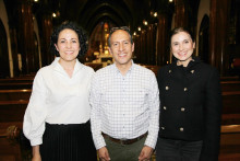 Paola Andrea Valencia, Juan Carlos Valencia y Lina Martínez.