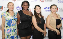 Martha Lucía Medellín, Tatiana Agudelo, Paola Arias y Tatiana Zapata.