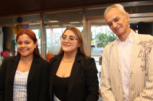 Luisa María Calderón, Daniela Rodríguez y Jorge Iván Chica.