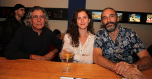 Carlos Pineda, Paula Velásquez y Gian Lendi.