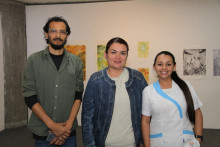 Diego Fernando Sánchez, Rosa Andrea Bermúdez y Adriana López.