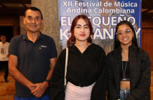 Jorge Hernán Giraldo, Angie Camila Loaiza y María Fernanda Murillo.