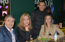 Giuseppe Angelillis, Magnolia Quiceno, Andrés Felipe Sánchez y Erika Angelillis.