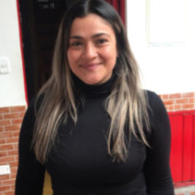 Jessica Espitia Londoño, jurado en feria de emprendimiento en La Salle