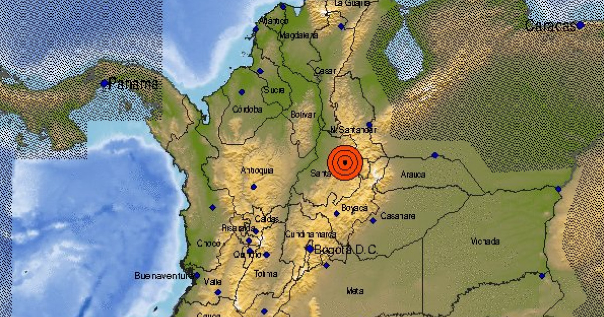 Sismo De Magnitud 5,7 En Santander Se Sintió En Caldas Y El Centro Del País